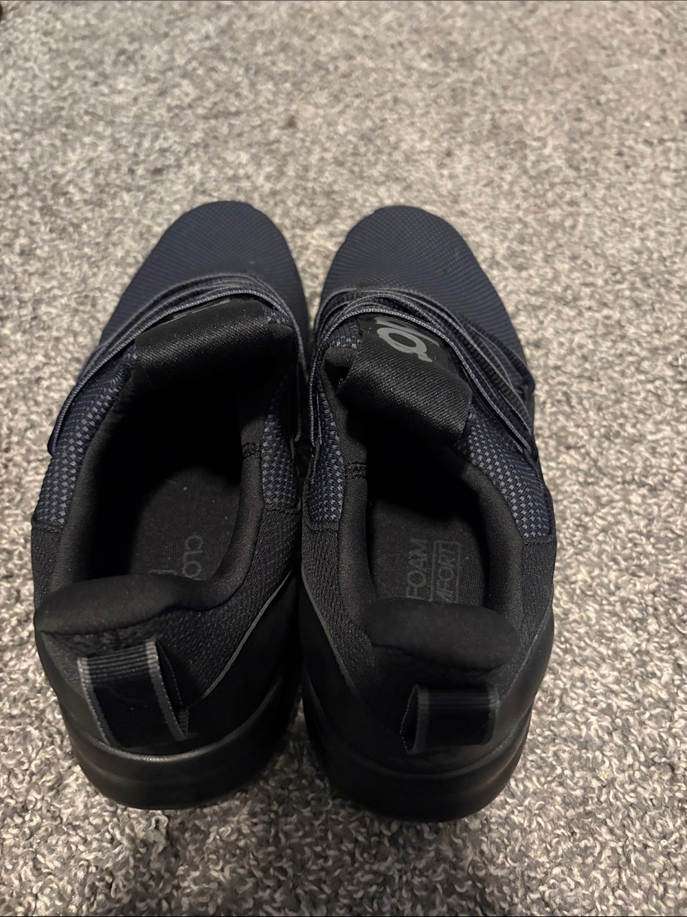 adidas Black Slip-On Knit Sneakers